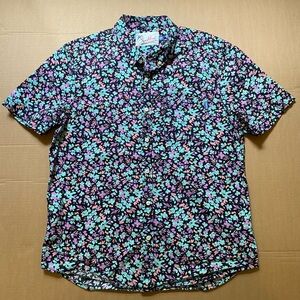 Chubbies Black, Blue, Pink and Purple Casual Button Down Shirt